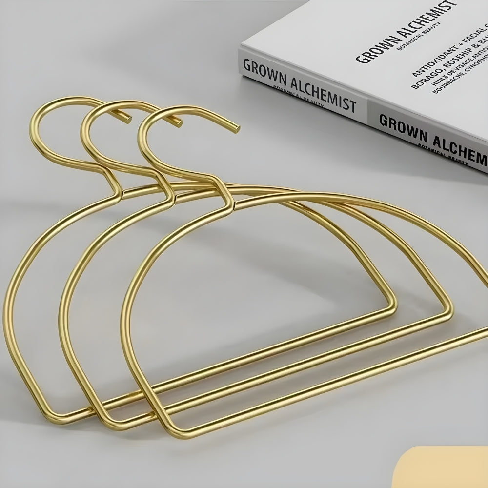 Curved Aluminum Non-Slip Scarf Hanger (Set of 4)