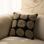 Cushion Cover Bouclé Texture 3D Appliqué 18x18 Inch