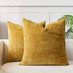 Cushion Cover Chenille Texture & Bamboo Structure