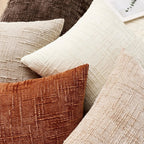 Cushion Cover Chenille Texture & Bamboo Structure