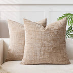 Cushion Cover Chenille Texture & Bamboo Structure