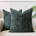 Cushion Cover Chenille Texture & Bamboo Structure