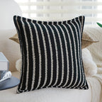 Cushion Cover Coarse Woven Linen-Look Invisible Zipper 18x18
