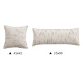 Cushion Cover Cotton-Linen Fine Stripe Hidden Zipper
