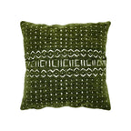 Cushion Cover Cotton-Linen Jacquard Concealed Zipper 18x18In
