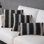 Cushion Cover Ethnic Jacquard Cotton Blend Concealed Zipper