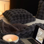 Cushion Cover Faux Fur Plush Machine Washable
