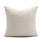 Cushion Cover Faux Fur Zebra Stripe Hidden Zipper