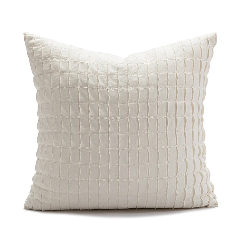 Cushion Cover Faux Fur Zebra Stripe Hidden Zipper