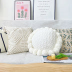 Cushion Cover Hand-Tufted Cotton Blend 18x18