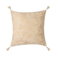 Cushion Cover Jacquard Floral Corner Tassels