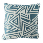 Cushion Cover Jacquard Triangle Cotton Blend Concealed Zipper