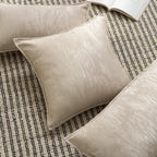 Cushion Cover Jacquard Weave Piped Seam Removable Zip
