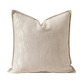 Cushion Cover Jacquard Weave Piped Seam Removable Zip
