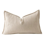 Cushion Cover Jacquard Weave Piped Seam Removable Zip