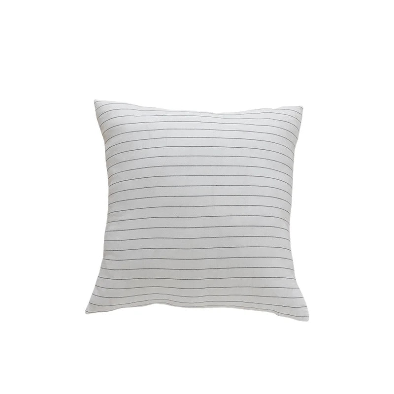 Cushion Cover Knit Cotton Hidden Zipper & Removable Insert