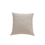 Cushion Cover Knit Cotton Hidden Zipper & Removable Insert