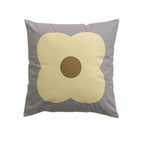 Cushion Cover Large Floral Cotton Blend & Concealed Zipper