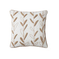 Cushion Cover Linen-Cotton Jute Applique Hidden Zipper