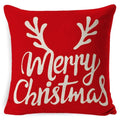 Cushion Cover Linen-Look & Festive Print 45x45 cm