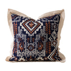 Cushion Cover Mandala Jacquard Linen Flange 45x45 cm