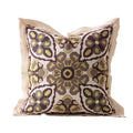 Cushion Cover Mandala Jacquard Linen Flange 45x45 cm