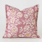 Cushion Cover Ornamental Ikat Jacquard Concealed Zipper