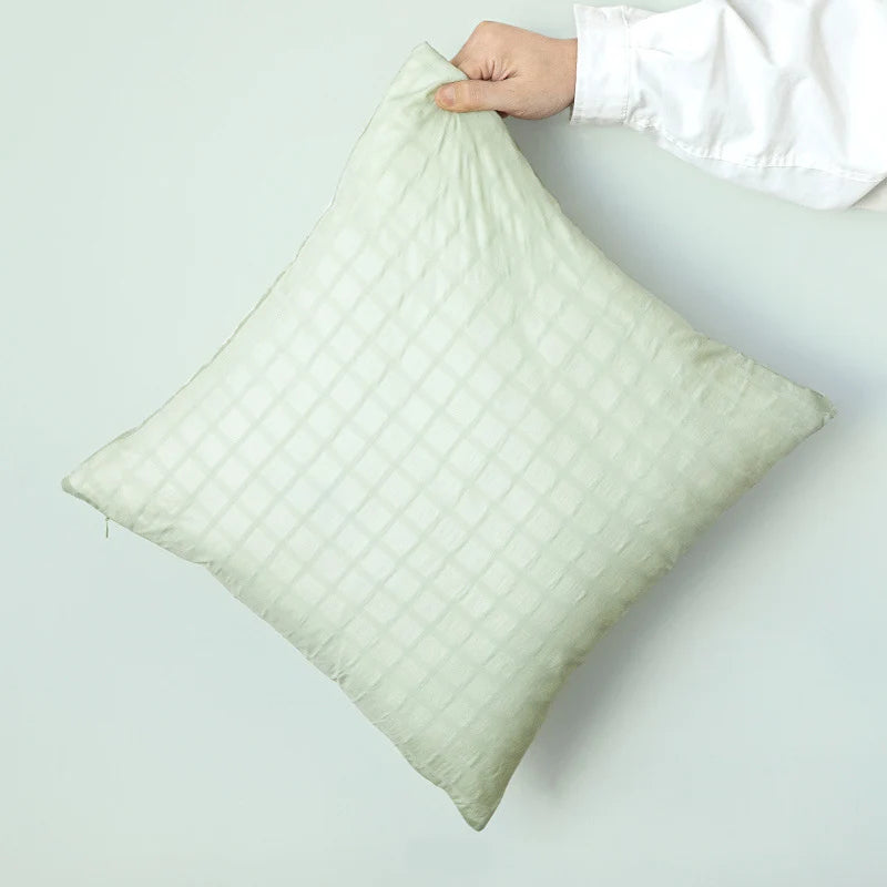 Cushion Cover Pearlescent Sheen & Micro-Tuft 18x18 Inch