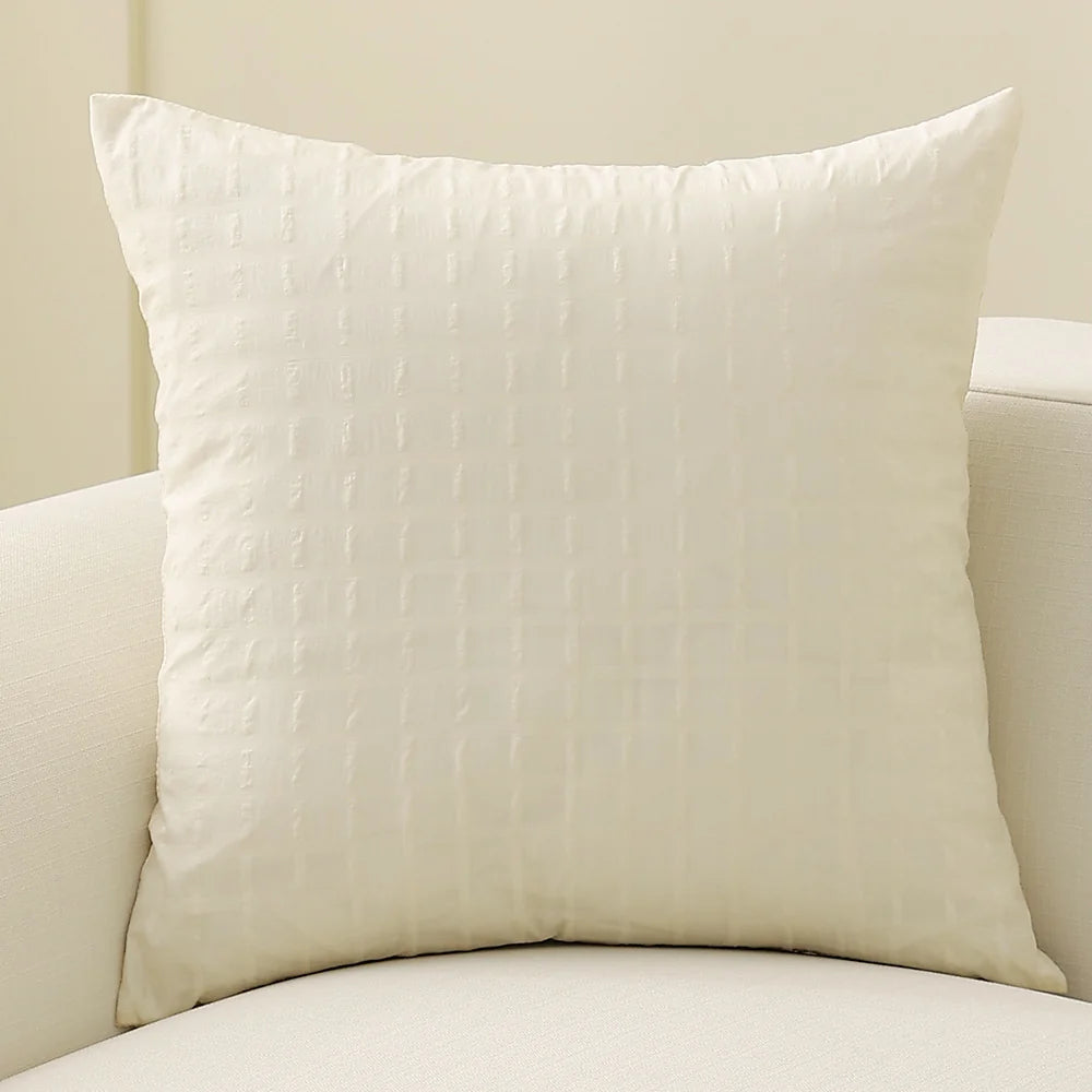 Cushion Cover Pearlescent Sheen & Micro-Tuft 18x18 Inch