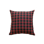 Cushion Cover Plaid Brushed Flannel Removable Insert