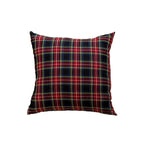 Cushion Cover Plaid Brushed Flannel Removable Insert