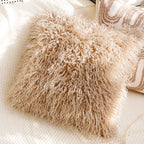 Cushion Cover Polyester Leaf Pattern 45x45cm