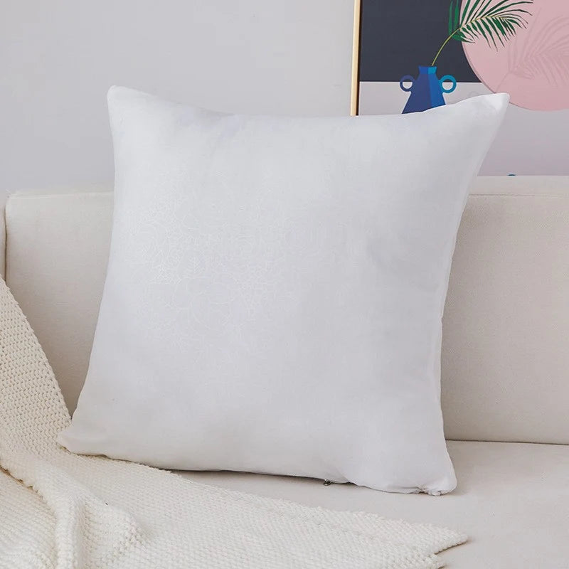 Cushion Cover Polyester Leaf Pattern 45x45cm