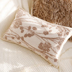 Cushion Cover Polyester Leaf Pattern 45x45cm