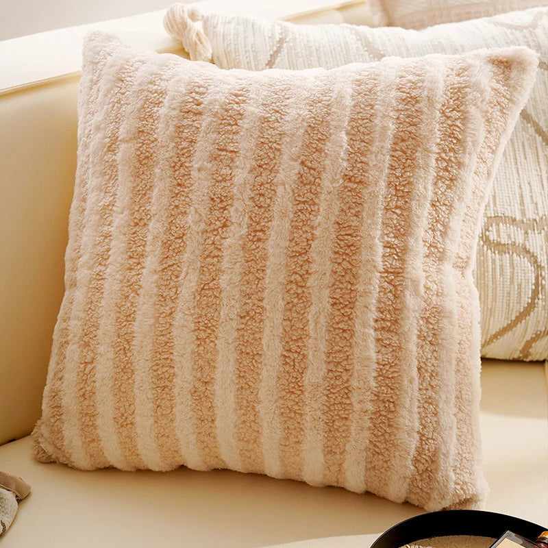 Cushion Cover Polyester Leaf Pattern 45x45cm