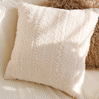 Cushion Cover Polyester Leaf Pattern 45x45cm