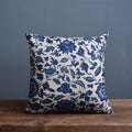 Cushion Cover Porcelain-Style Blue & White Linen-Look