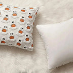 Cushion Cover Pumpkin Microfiber 18 x 18 Machine Washable