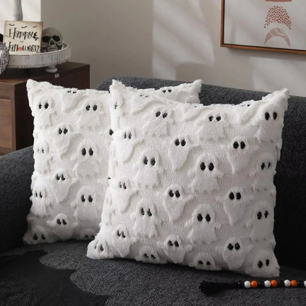 Cushion Cover Pumpkin Microfiber 18 x 18 Machine Washable