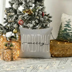 Cushion Cover Set Of 4 Woven Microfiber Hidden Zipper