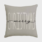 Cushion Cover Set Of 4 Woven Microfiber Hidden Zipper