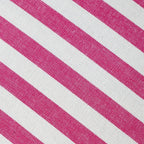 Cushion Cover Striped Cotton Blend Hidden Zipper