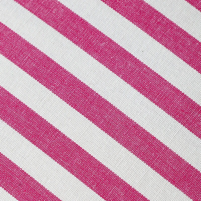 Cushion Cover Striped Cotton Blend Hidden Zipper