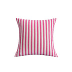 Cushion Cover Striped Cotton Blend Hidden Zipper
