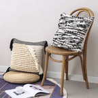 Cushion Cover Textured Bouclé Lantern Diamond 18x18 Inches