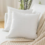 Cushion Cover Tufted Geometric Cotton-Linen Machine Washable