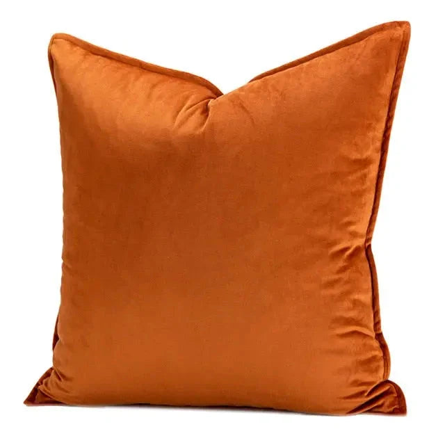 Cushion Cover Velvet Hidden Zipper Machine Washable