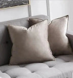 Cushion Cover Velvet Hidden Zipper Machine Washable