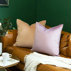 Cushion Cover Velvet Hidden Zipper Machine Washable