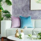 Cushion Cover Velvet Hidden Zipper Machine Washable